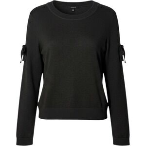 Bobeau Bow Sleeve Crew Neck Sweater Women's XL NWT